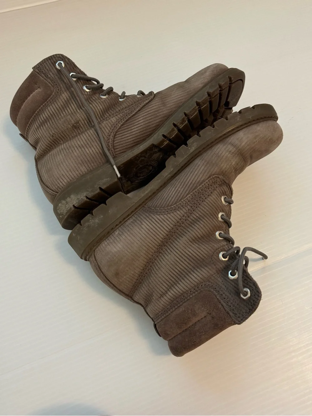 Panama Jack Men's Grey Brown Lace-Up Boots size 41/ 8.5 US